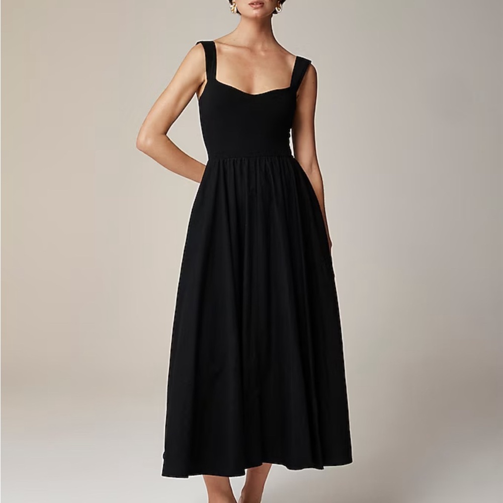 COPY - J. Crew Sweetheart Tank Dress With Poplin Skirt